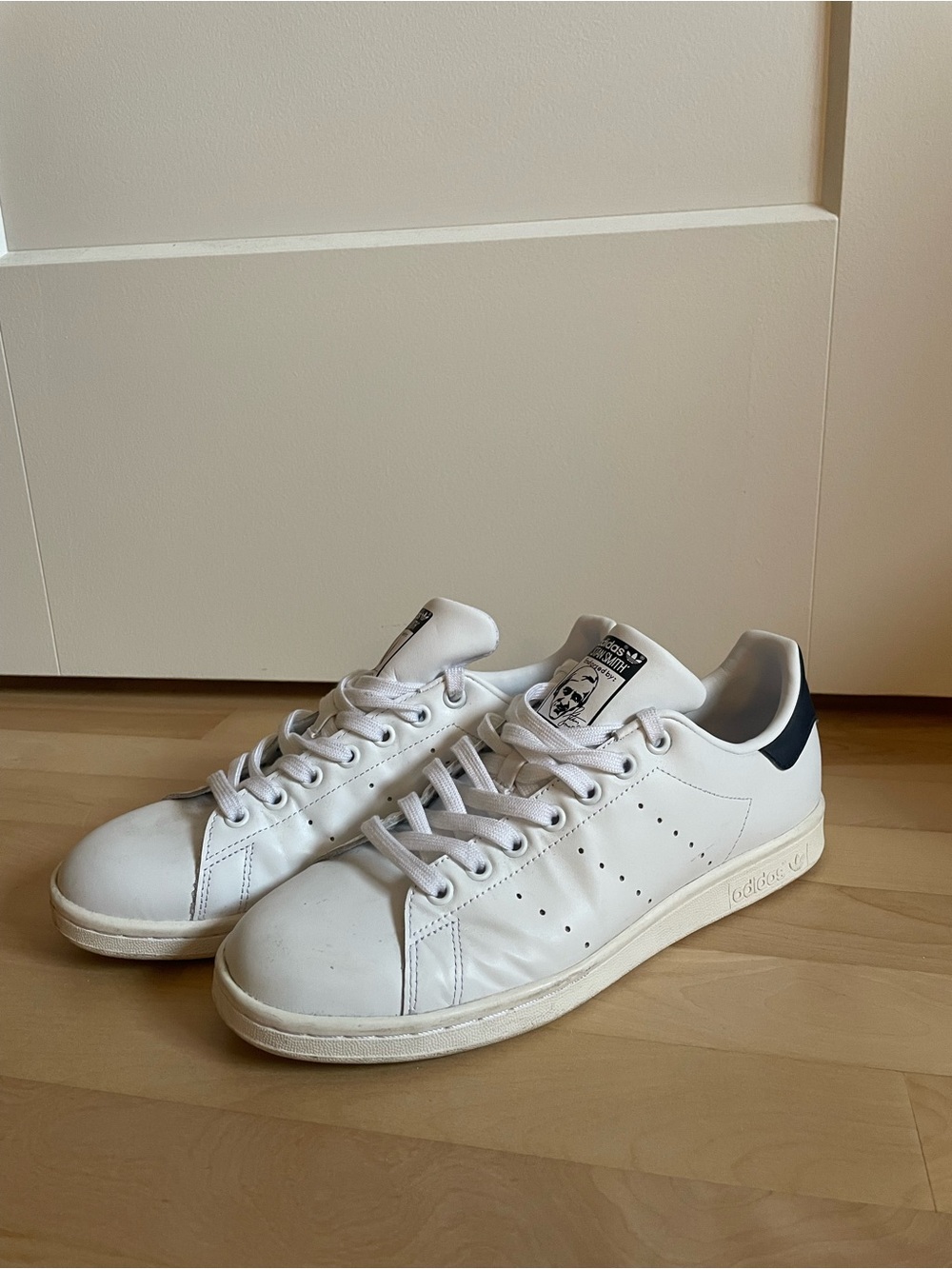 Adidas Originals - Men’s Stan Smith sneaker *real leather - US9 Collegiate Navy